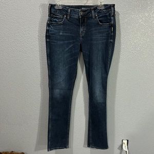 silver jeans strait leg style